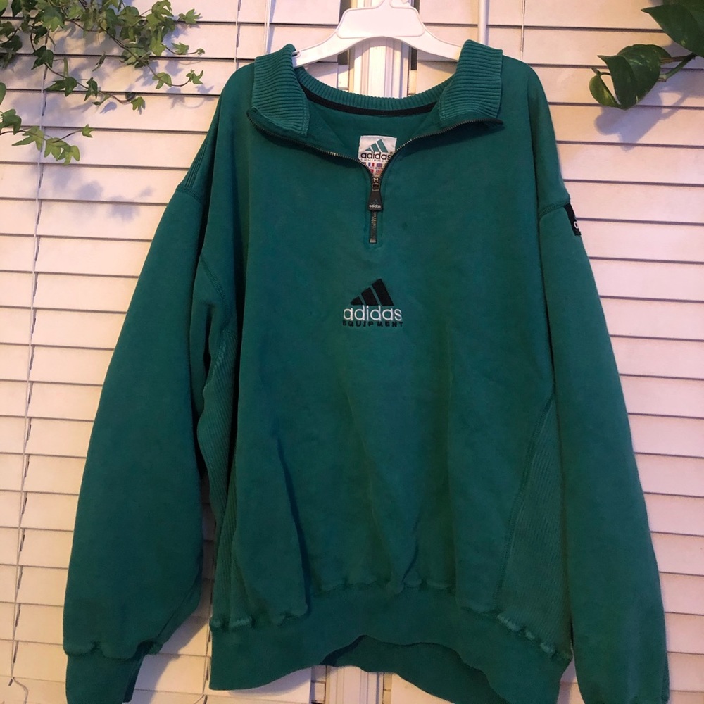 Vintage Adidas Equipment Quarter Zip